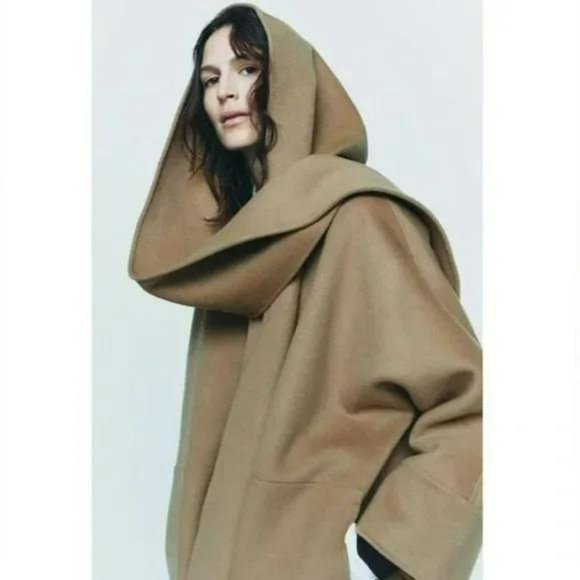 ZARA DOUBLE SIDED 100% WOOL COAT ZW COLLECTION - Picture 4 of 11